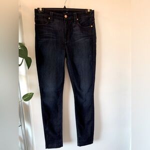7 FOR ALL MAN KIND Skinny Dark Wash Jeans